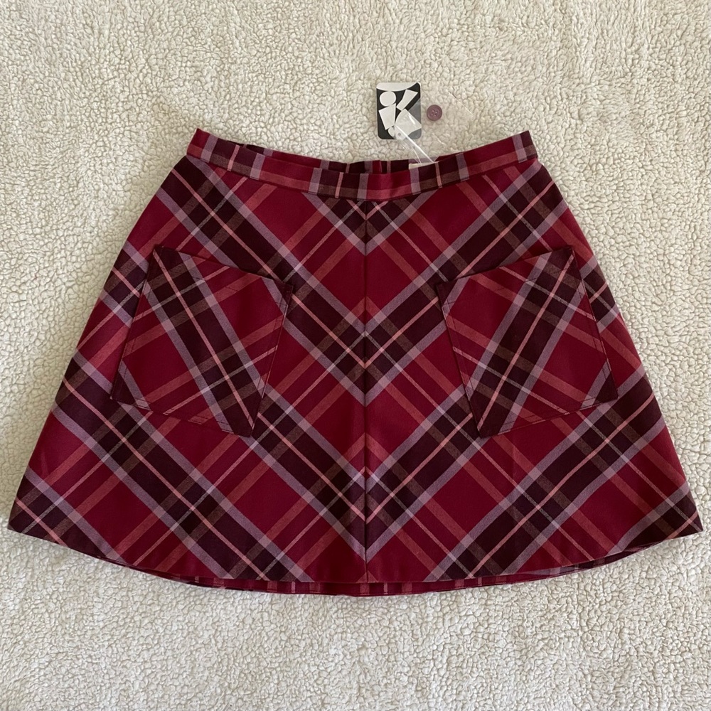(NWT) Plaid Skirt